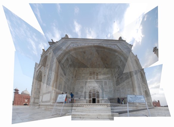 Doorway to the mausoleum, Taj Mahal